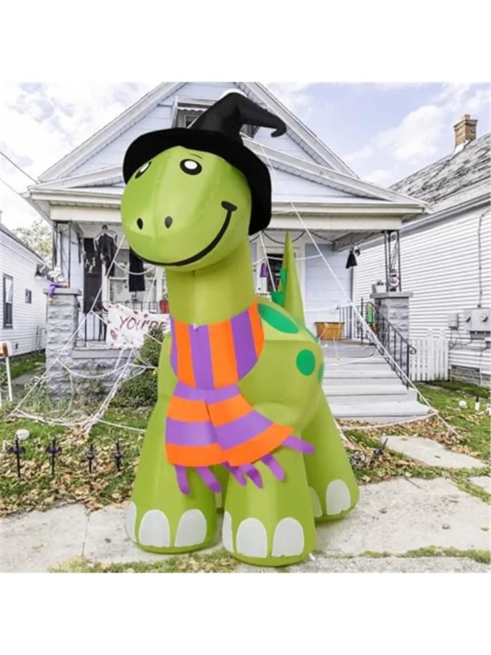 6 FT Tall Halloween Inflatables Dinosaur Outdoor Decorations Blow Up Yard